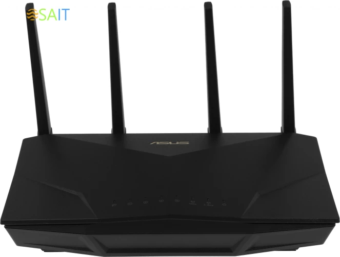 Роутер беспроводной Asus RT-AX5400 AX5400 10/100/1000BASE-TX/4G ready черный