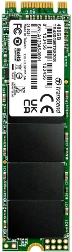 Накопитель SSD Transcend SATA-III 480GB TS480GMTS820S 820S M.2 2280 0.3 DWPD