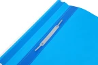 Папка-скоросшиватель Бюрократ -PS-K20BLU A4 прозрач.верх.лист карм.на лиц.стор. пластик синий 0.12/0.16