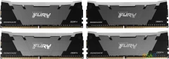 Память DDR4 4x32GB 3600MHz Kingston KF436C18RB2AK4/128 Fury Renegade RGB RTL Gaming PC4-28800 CL18 DIMM 288-pin 1.35В dual rank с радиатором Ret