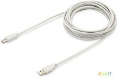 Кабель Buro USB A(m) USB B(m) 5м (USB2.0-AM/BM-5)