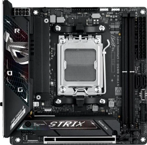 Материнская плата Asus ROG STRIX B850-I GAMING WIFI SocketAM5 AMD B850 2xDDR5 mini-ITX AC`97 8ch(7.1) 2.5Gg RAID+HDMI