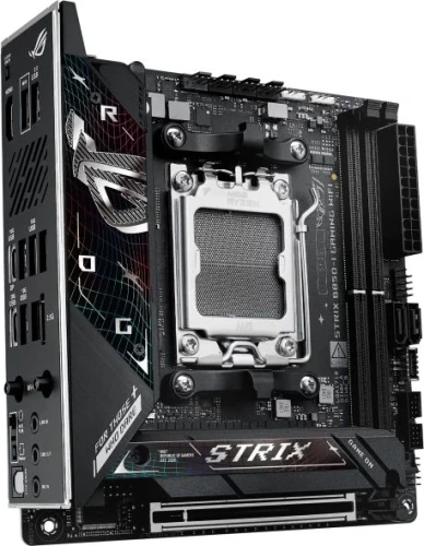 Материнская плата Asus ROG STRIX B850-I GAMING WIFI SocketAM5 AMD B850 2xDDR5 mini-ITX AC`97 8ch(7.1) 2.5Gg RAID+HDMI