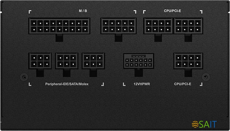 Блок питания Gigabyte ATX 750W GP-UD750GM PG5 80+ gold (20+4pin) APFC 120mm fan 8xSATA Cab Manag RTL