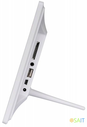 Фоторамка Digma 9" PF-932 IPS 1024x600 белый пластик ПДУ Видео