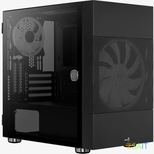 Корпус Aerocool Atomic-G-BK-v1 черный без БП mATX 2x120mm 2x140mm 2xUSB3.0 audio bott PSU