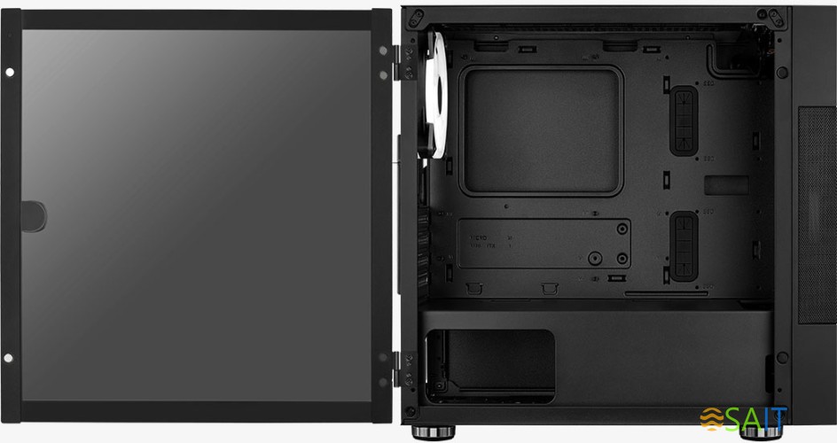 Корпус Aerocool Atomic-G-BK-v1 черный без БП mATX 2x120mm 2x140mm 2xUSB3.0 audio bott PSU