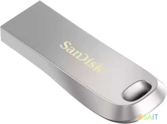 Флеш Диск Sandisk 128Gb Ultra Luxe SDCZ74-128G-G46 USB3.0 серебристый
