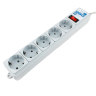 Фильтр-удлинитель Power Cube B 1.9 м 5 розеток (серый) 10А/2,2кВт Power Cube B (1.9 м, 5 розеток)