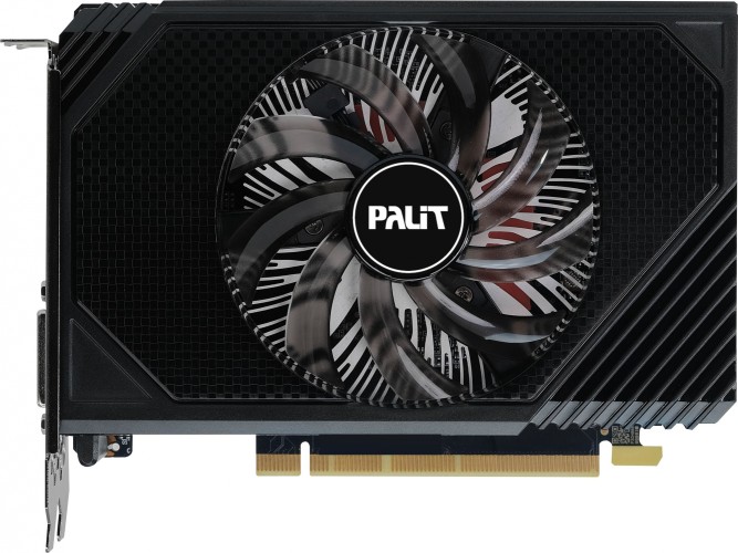 Видеокарта Palit PCI-E 4.0 PA-RTX3050 STORMX OC NVIDIA GeForce RTX 3050 6Gb 96bit GDDR6 1042/14000 DVIx1 HDMIx1 DPx1 HDCP Ret