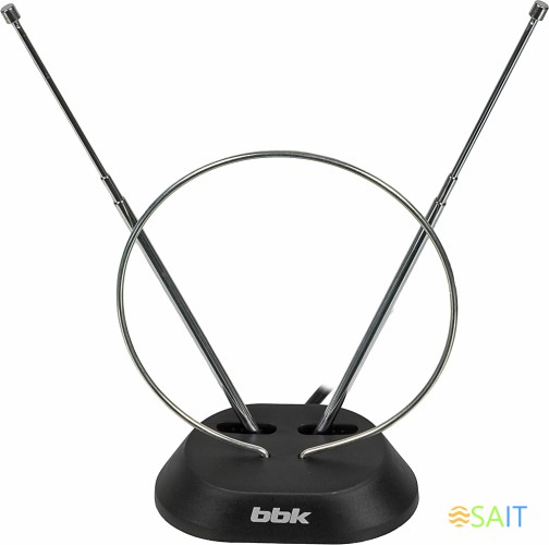 Антенна телевизионная BBK DA01 3дБ пассивная черный
