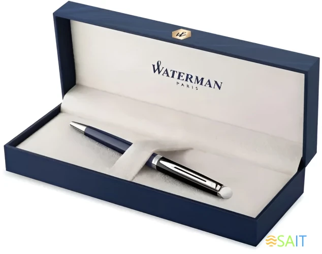 Ручка шариков. Waterman Hemisphere Colour Blocking (2202850) черн/синий M син. черн. подар.кор.