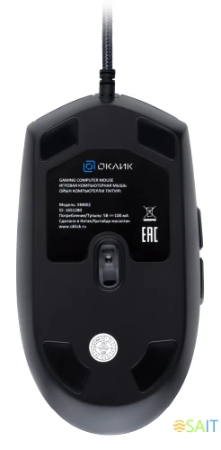 Мышь GMNG XM002 черный оптическая 7200dpi USB для ноутбука 6but