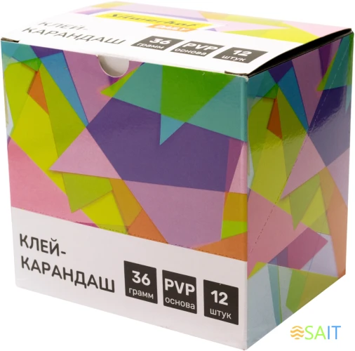 Клей-карандаш Silwerhof Daily 36гр ПВП дисплей картонный