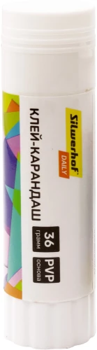 Клей-карандаш Silwerhof Daily 36гр ПВП дисплей картонный