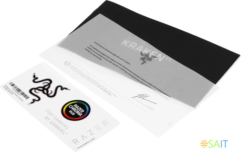 Наушники с микрофоном Razer Kraken V3 черный 1.2м мониторные оголовье (RZ04-03770200-R3M1)