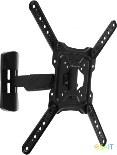 Кронштейн для телевизора Ultramounts UM869 черный 23"-55" макс.35кг настенный поворот и наклон