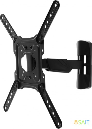 Кронштейн для телевизора Ultramounts UM869 черный 23"-55" макс.35кг настенный поворот и наклон