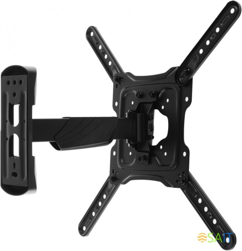 Кронштейн для телевизора Ultramounts UM869 черный 23"-55" макс.35кг настенный поворот и наклон