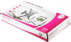 Кронштейн для телевизора Ultramounts UM869 черный 23"-55" макс.35кг настенный поворот и наклон