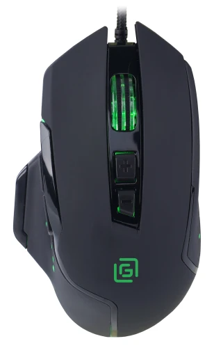 Мышь Оклик 945G REVENGE черный оптическая 1600dpi USB 8but (1012158)