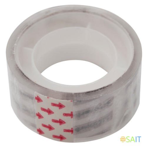 Клейкая лента канцелярская Silwerhof 481070 прозрачная шир.19мм дл.10м 35мкр полипропилен спайка