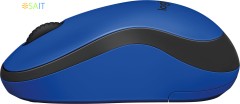 Мышь Logitech Silent M220 синий оптическая 1000dpi silent беспров. USB 2but (910-004879)