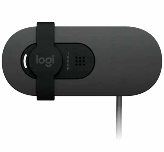 Камера Web Logitech Brio 105 графитовый 2Mpix (1920x1080) USB2.0 с микрофоном для ноутбука (960-001590)