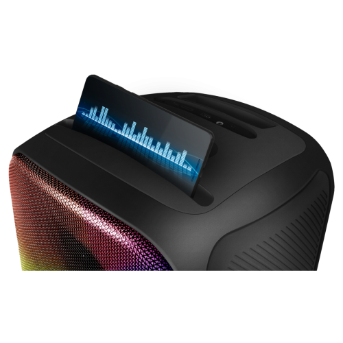АС SVEN PS-555, черный, акустическая система (65 Вт, TWS, Bluetooth, USB, microSD, пульт, 4000мА*ч) SVEN PS-555