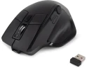 Мышь Оклик 502MW черный оптическая 2400dpi silent беспров. BT/Radio USB для ноутбука 9but (1978678)