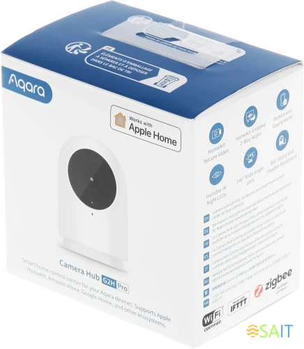 Камера видеонаблюдения IP Aqara Camera Hub G2H Pro Wi-Fi 4-4мм цв. корп.:белый (CH-C01)