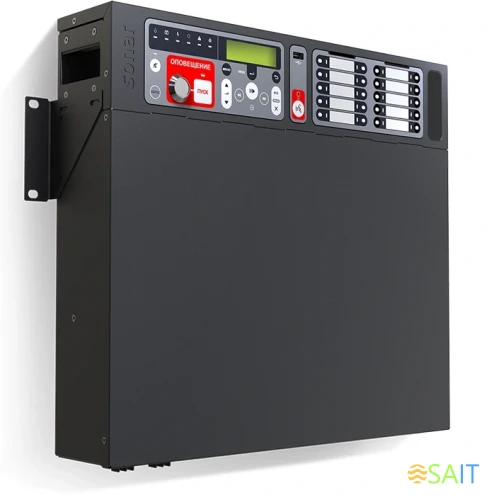 Прибор управления оповещением Rubezh Sonar SPM-B20085-AW 850Вт черный (RBZ-219764)