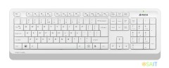 Клавиатура + мышь A4Tech Fstyler FG1010S клав:белый/серый мышь:белый/серый USB беспроводная Multimedia (FG1010S WHITE)