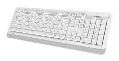 Клавиатура + мышь A4Tech Fstyler FG1010S клав:белый/серый мышь:белый/серый USB беспроводная Multimedia (FG1010S WHITE)