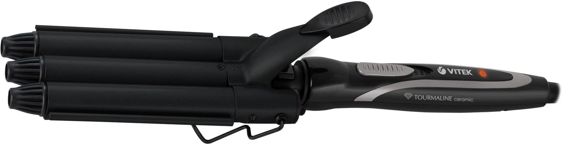 Щипцы Vitek Metropolis VT-2381 75Вт черный макс.темп.:220С покрытие:керамико-турмалиновое