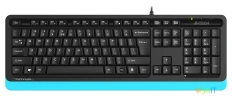 Клавиатура A4Tech Fstyler FKS10 черный/синий USB (FKS10 BLUE)