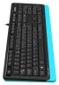 Клавиатура A4Tech Fstyler FKS10 черный/синий USB (FKS10 BLUE)