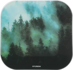 Весы напольные электронные Hyundai H-BS03761 макс.180кг темно-зеленый