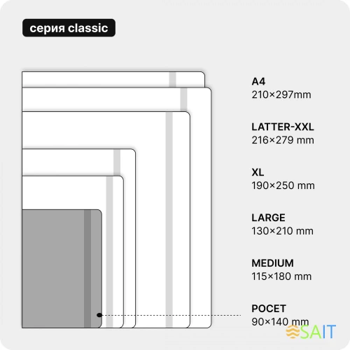 Блокнот Moleskine CLASSIC QP012R Pocket 90x140мм 192стр. нелинованный твердая обложка красный