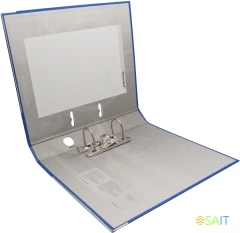 Папка-регистратор Silwerhof A4 50мм ПВХ/бумага синий мет.окант. сборная (упак.:2шт)