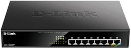 Коммутатор D-Link DGS-1008MP/B1A 8x1Гбит/с 8PoE+ 125W неуправляемый
