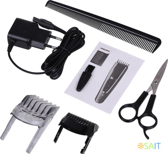 Машинка для стрижки Philips HC5632/15 черный (насадок в компл:3шт)