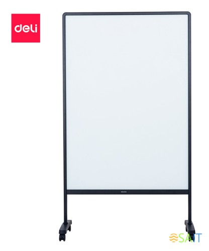 Доска стеклянная Deli 50060 146.4х102.6см алюминиевая рама стекло на роликах