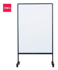 Доска стеклянная Deli 50060 146.4х102.6см алюминиевая рама стекло на роликах