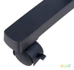 Доска стеклянная Deli 50060 146.4х102.6см алюминиевая рама стекло на роликах