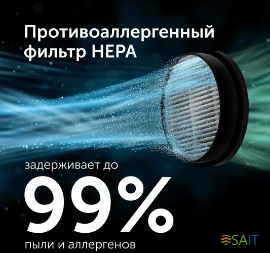 Пылесос ручной Red Solution V3080 450Вт серый