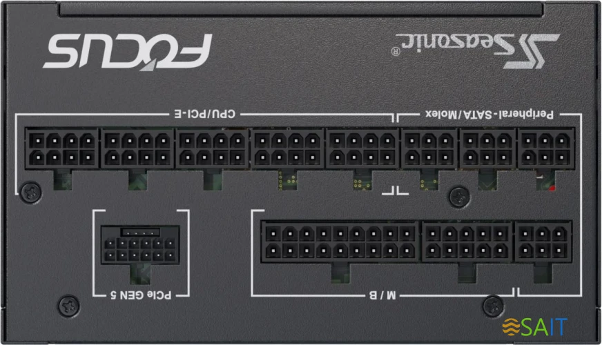 Блок питания Seasonic ATX 1000W Focus GX-1000 80+ gold (20+4pin) APFC 135mm fan 10xSATA Cab Manag RTL