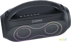Колонка порт. Digma D-PS1532 черный 60W 2.0 BT 10м 3600mAh (PS1532B)