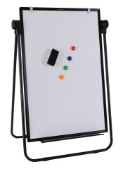 Флипчарт Deli E7886 магнитно-маркерная лак 60x90см на подставке белый с аксессуарами