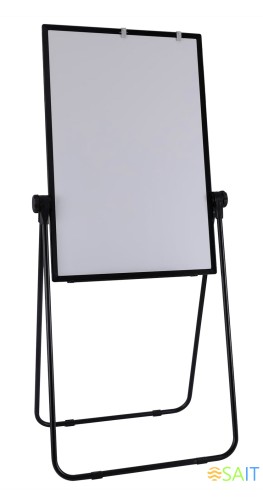 Флипчарт Deli E7886 магнитно-маркерная лак 60x90см на подставке белый с аксессуарами